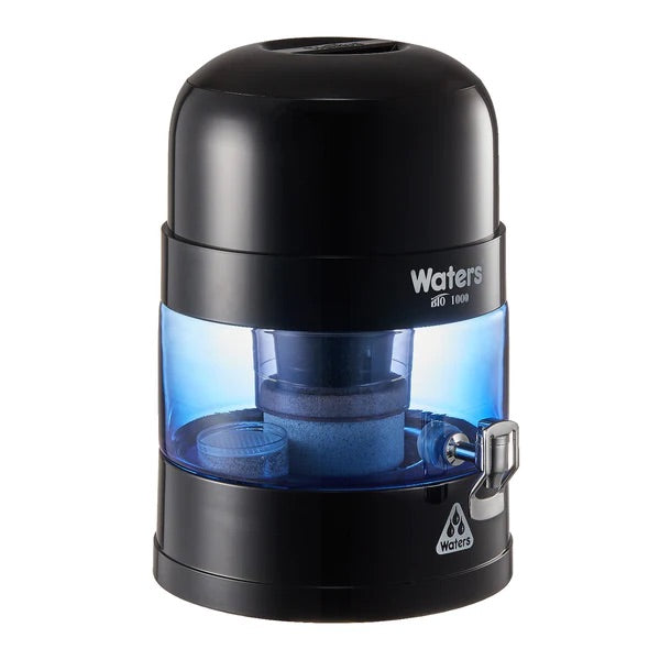 Waters Co 10 Litre Black Bench Top Alkaline Water Filter