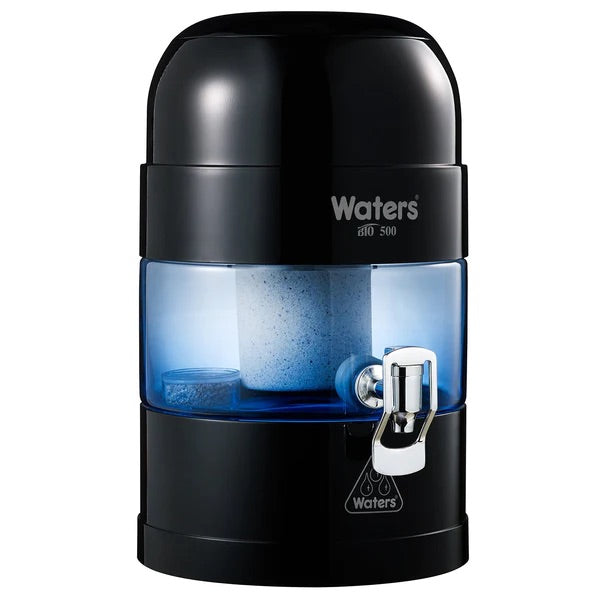 Waters Co 7 Litre Black Bench Top Alkaline Water Filter