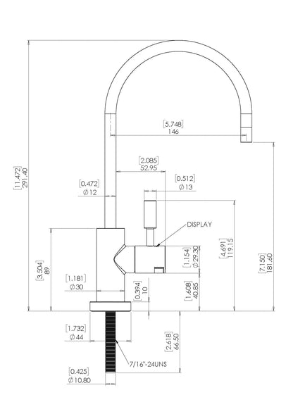 Pure Water Systems EcoHero 5 Stage Reverse Osmosis with Remineraliser Under Sink with LED Tap Bundle